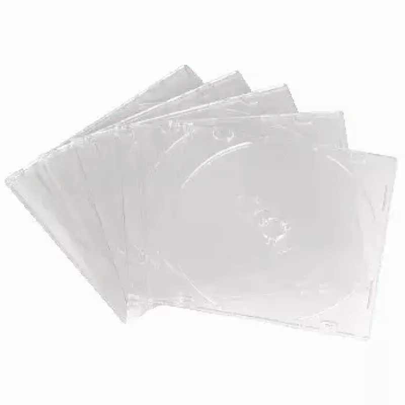CD ohut tyhjäkotelo Hama 051164 10 kpl:n pakkaus läpinäkyvä 1 levy