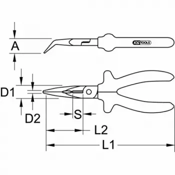 KS Tools 117.1767 pihdit, paino 140 g, pakkaus 350x250x130 mm