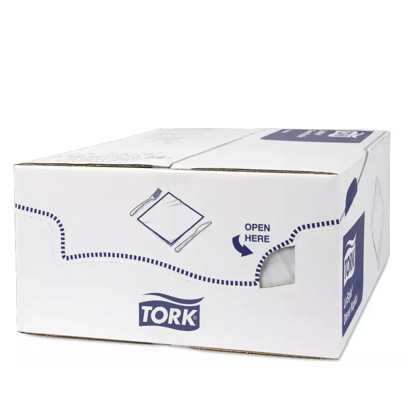 Tork 478711 paperiservetit, valkoinen, 50 kpl