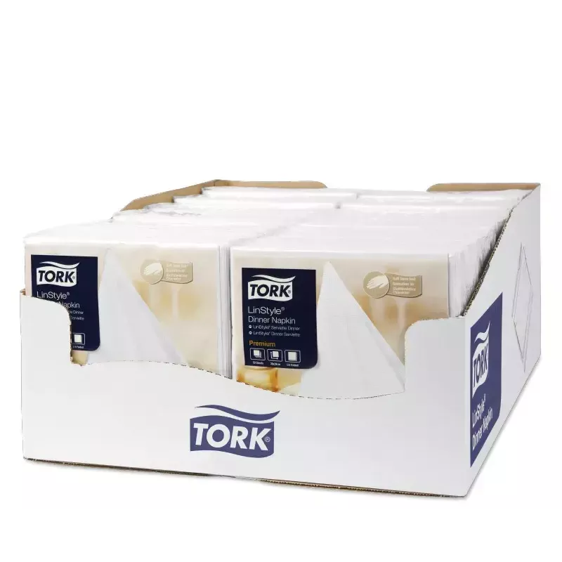 Tork 478711 paperiservetit, valkoinen, 50 kpl