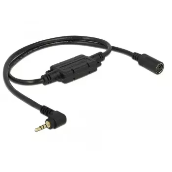 Audiokaapeli Navilock 62881 0,52 m 2,5 mm musta