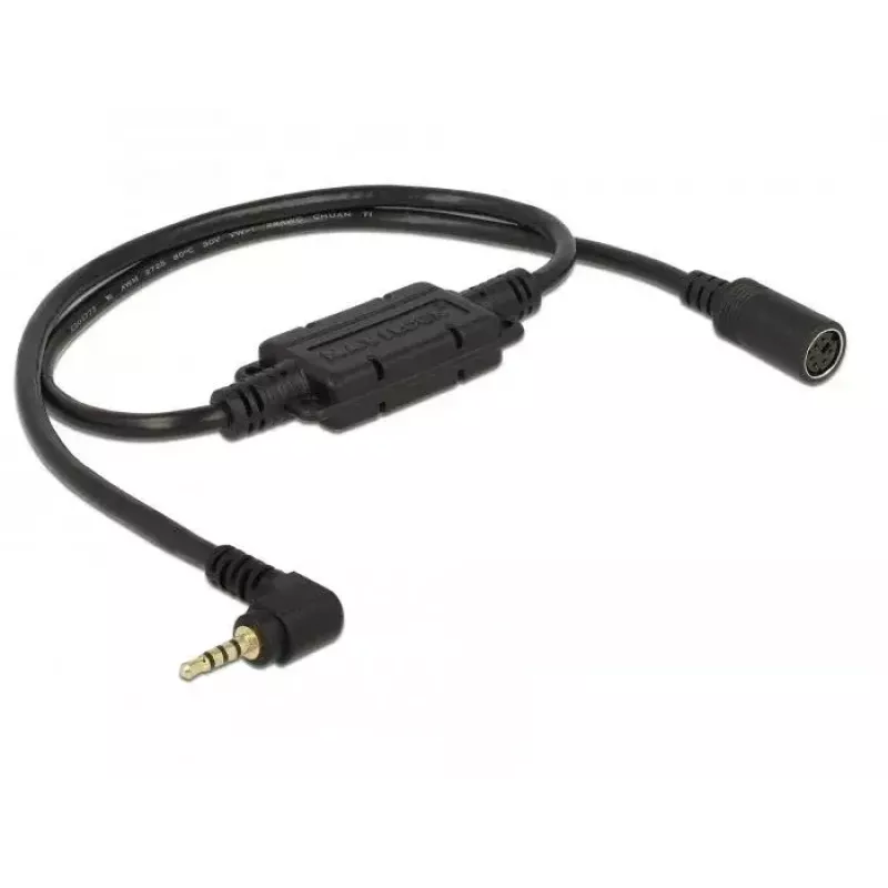 Audiokaapeli Navilock 62881 0,52 m 2,5 mm musta