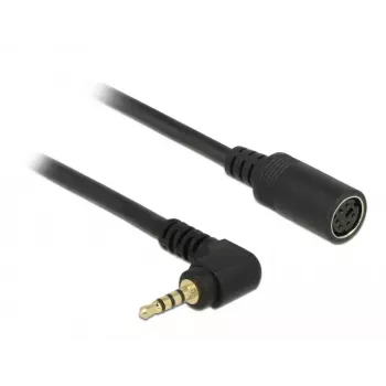Audiokaapeli Navilock 62881 0,52 m 2,5 mm musta