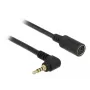 Audiokaapeli Navilock 62881 0,52 m 2,5 mm musta