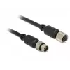 Sarjakaapeli Navilock 62971 musta 1 m M8