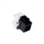 ACT CAT6 Keystone Jack suojaamaton leikkuuliitin valkoinen, RJ45, IDC, valkoinen
