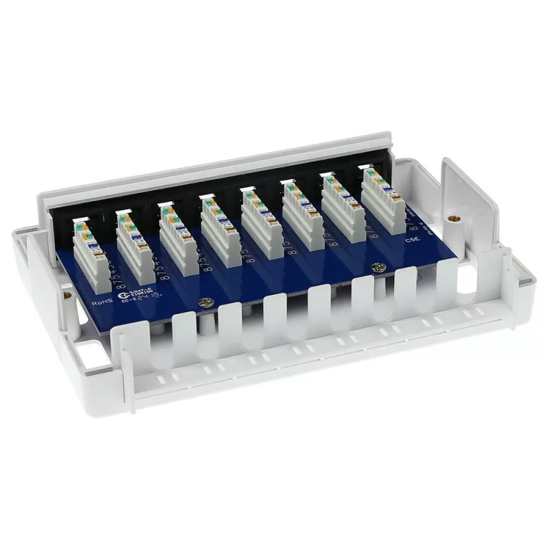Pintarasian ACT FA5000 suojaamaton 8-porttinen Cat5e — 171,4×38×118,8 mm