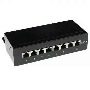 ACT FA6001 pinta-asenteinen rasia suojattu 8 porttia CAT6