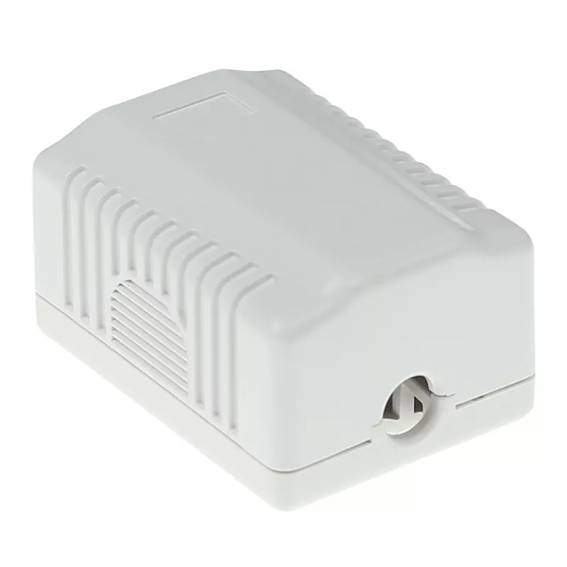 ACT FA5003 pinta-asennusrasia, 1 portti, CAT5E, suojaamaton