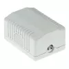 ACT FA6003 pinta-asennusrasia, 1 portti, CAT6, suojaamaton