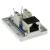 ACT FA5005 pinta-asennusrasia, 1 portti, CAT5E, suojattu