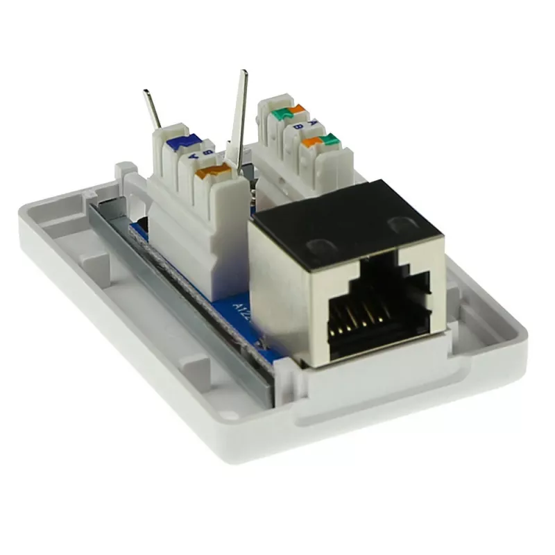 ACT FA5005 pinta-asennusrasia, 1 portti, CAT5E, suojattu