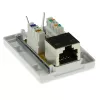 ACT FA6005 pinta-asennusrasia, 1 portti, CAT6, suojattu