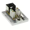 ACT FA6005 pinta-asennusrasia, 1 portti, CAT6, suojattu