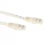ACT ivory 25 metrin U/UTP CAT6 patch-kaapeli RJ45-liittimillä