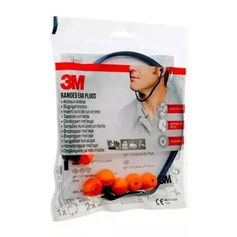 3M 1310C1 korvatulpat uudelleenkäytettävät korvatulpat sininen, keltainen