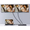 Equip erittäin ohut 2-porttinen HDMI 2.0 -jakaja