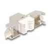 Delock 86050 Keystone-moduuli RJ45-liitin Cat.6A STP, 4 kpl:n pakkaus
