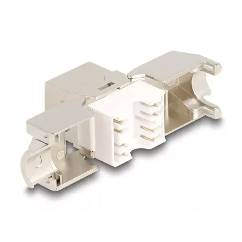 Delock 86050 Keystone-moduuli RJ45-liitin Cat.6A STP, 4 kpl:n pakkaus