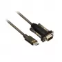ACT AC6002 sarjakaapeli DB-9, 1,5 m, musta