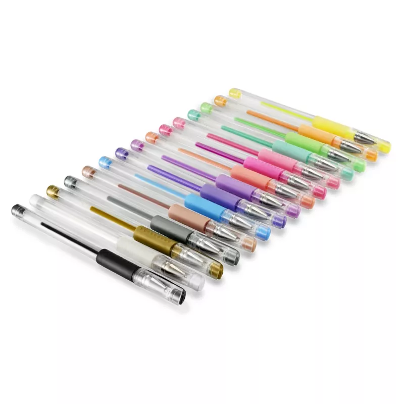 Hama Pastel & Classic korkillinen geelikynä monivärinen 15 kpl