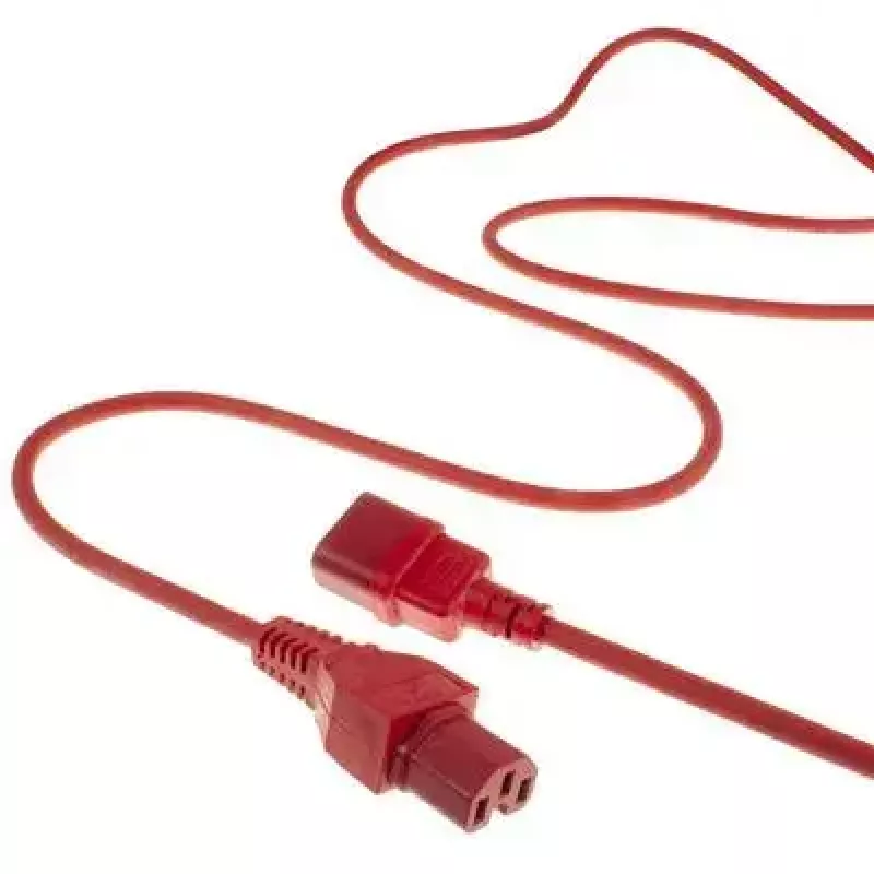 ACT AK5304 virtajohto C14 – C15, 1,2 m, punainen
