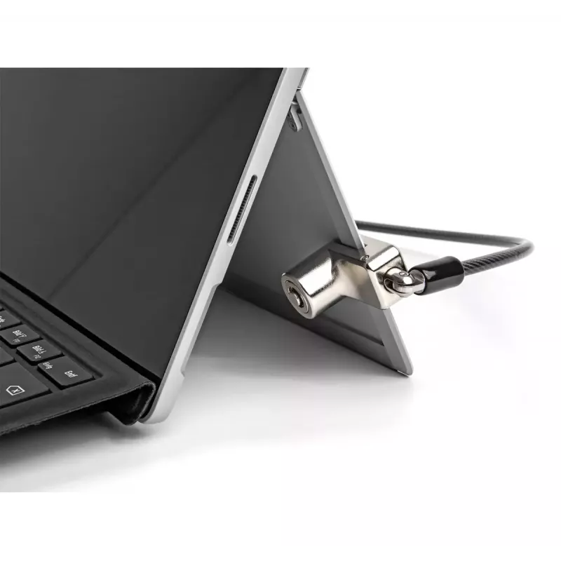 Navilock 20891 kannettavan turvakaapelilukko Microsoft Surface Pro- ja Go-sarjalle, avaimella
