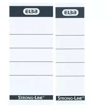 Tarra Elba 400087754 10 kpl musta valkoinen suorakaide 5x2,5 cm