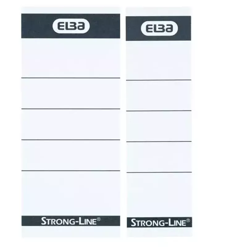 Tarra Elba 400087754 10 kpl musta valkoinen suorakaide 5x2,5 cm