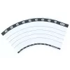 Tarra Elba 400087754 10 kpl musta valkoinen suorakaide 5x2,5 cm