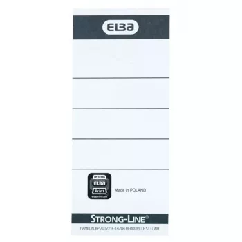 Tarra Elba 400087754 10 kpl musta valkoinen suorakaide 5x2,5 cm