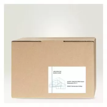 Itseliimautuvat tulostintarrat AVERY 6604 valkoinen A4 21x14,8 cm 130 tarraa