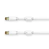Hama 00205034 koaksiaalikaapeli 1,5 m F-tyyppi valkoinen