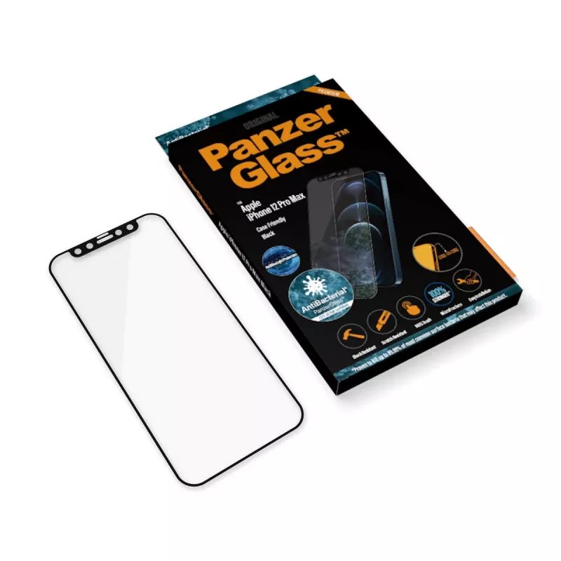 PanzerGlass ® sinivaloa suodattava näytönsuoja Apple iPhone 12 Pro Max | reunaton