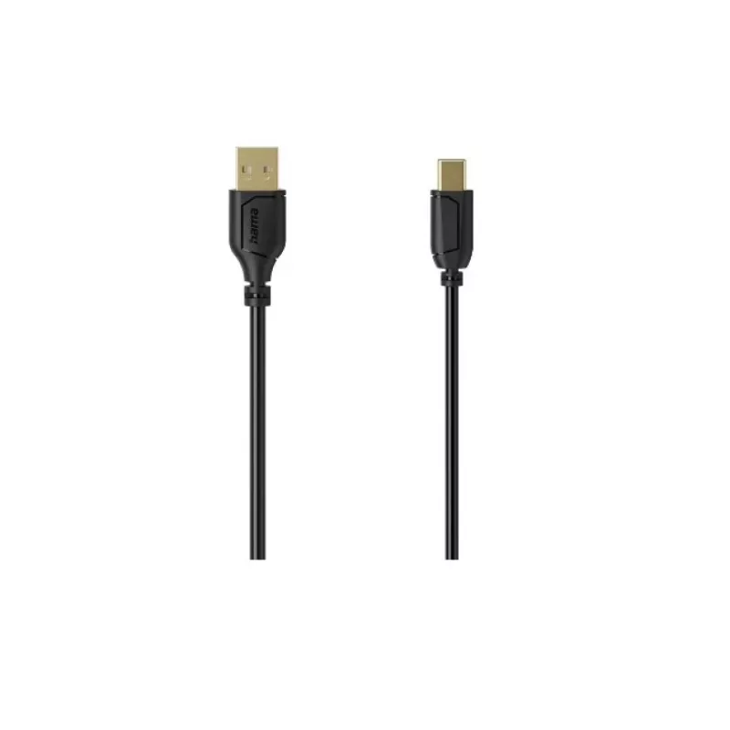 Hama 00074265 USB-kaapeli USB 2.0 0,75 m USB-A USB-C musta
