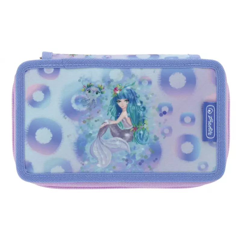 Toimistotarvikesarja Herlitz Mystic Mermaid 23-osainen sininen pinkki polyesteri