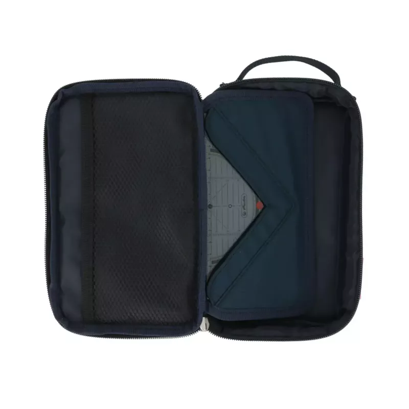 Pehmeä pennala Herlitz 2 Go polyesteri harmaa 210x130x60mm
