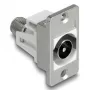 DeLOCK 90881 naarasliitäntä IEC F hopea valkoinen 75 Ω