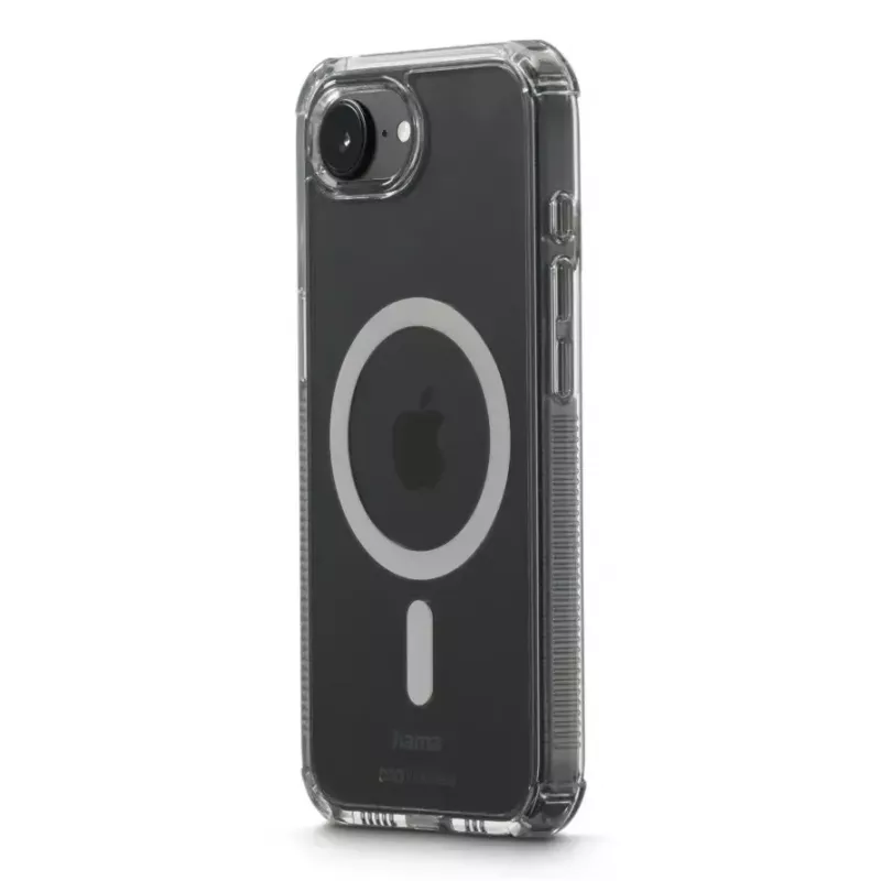 Hama Extreme Protect puhelimen suojakuori Apple iPhone 16e -puhelimelle, magneettinen, läpinäkyvä