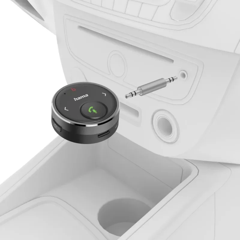 Hama 00014173 Bluetooth-musiikkivastaanotin 7 m musta, harmaa, hopea