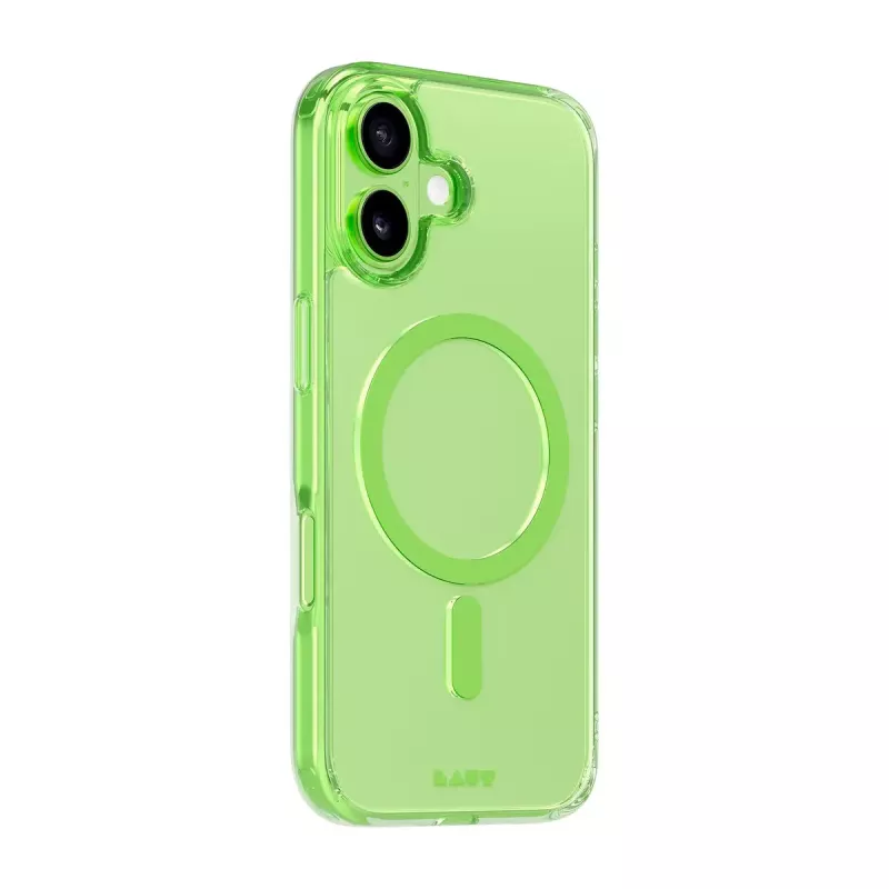 Suojakotelo LAUT CRYSTAL FLURO iPhone 17 vaaleanvihreä 16 cm
