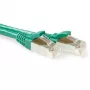 ACT vihreä 20 metrin LSZH SFTP CAT6A -verkkokaapeli, lukituskielekkeen suojalla, RJ45-liittimillä