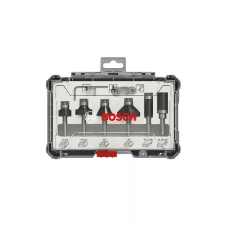 Bosch 2 607 017 470 jyrsinteräsarja 6 kpl