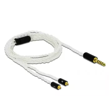 Audiokaapeli DeLOCK 85846 1,2 m 4,4 mm 2x MMCX valkoinen