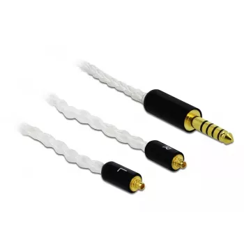 Audiokaapeli DeLOCK 85846 1,2 m 4,4 mm 2x MMCX valkoinen