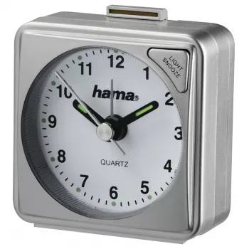 Hama A50 kvartsiherätyskello hopea