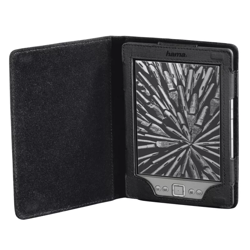 Hama Arezzo e-kirjanlukijan kotelo 15,2 cm (6 tuuman) folio musta