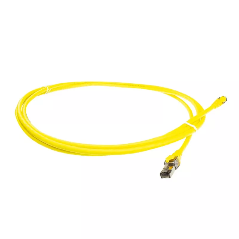 ACT keltainen 1,5 metrin SFTP CAT8 patch-kaapeli ilman lukituskieltä RJ45-pistokkeilla