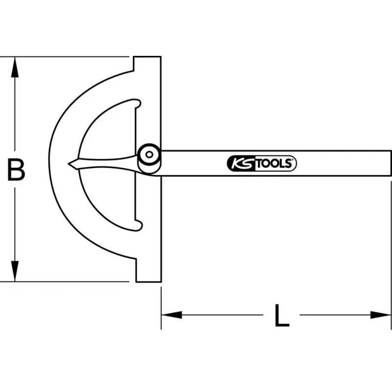 Kulmamittari KS Tools 300.0640