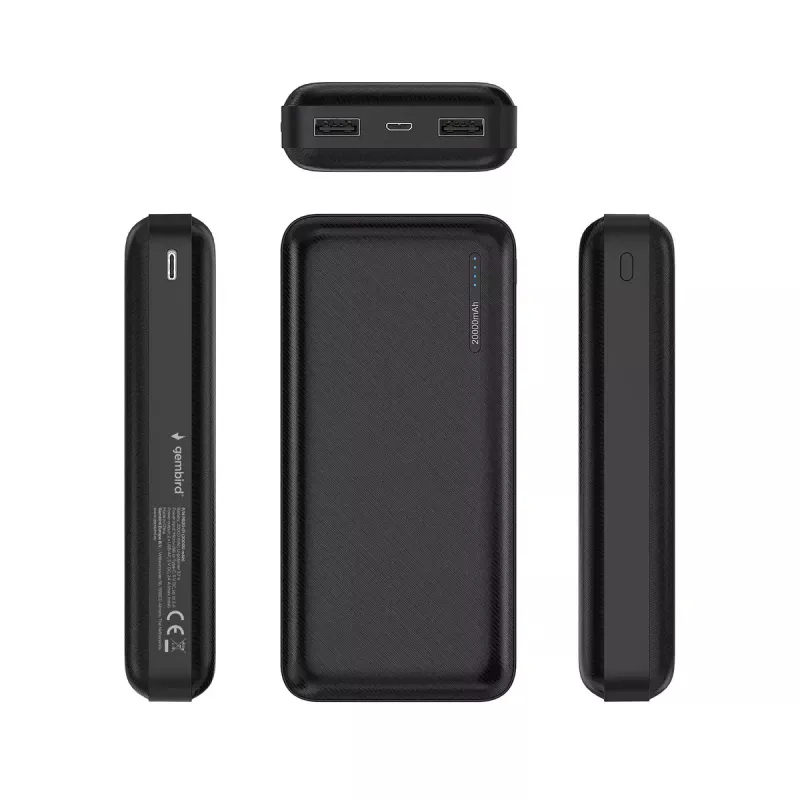 Gembird PB20-01 varavirtalähde 20000 mAh